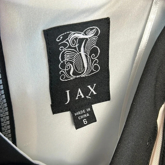 JAX dress size 6 ,NEW! fitted sleeveless geometric,flattering,mesh,geometric - Picture 10 of 13